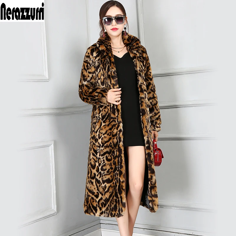 Haute Femmes Fourrure La Hiver En Mode Nerazzurri Taille long 6xl Qualité Manches Long Fausse Plus Manteau Europe Leopard Print Femme 5xl Léopard X dTTP8q