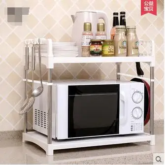 

Layer 2 receive microwave oven shelf rack oven kitchen r microwave oven rack shelf storage layer