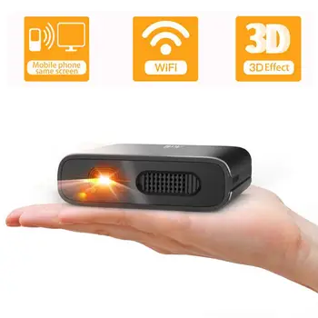 

Artlii Portable Mini Projector 3D Screen Mirroring DLP Wi-Fi Smartphone Hotspot Connection Projector Auto Keystone Correction