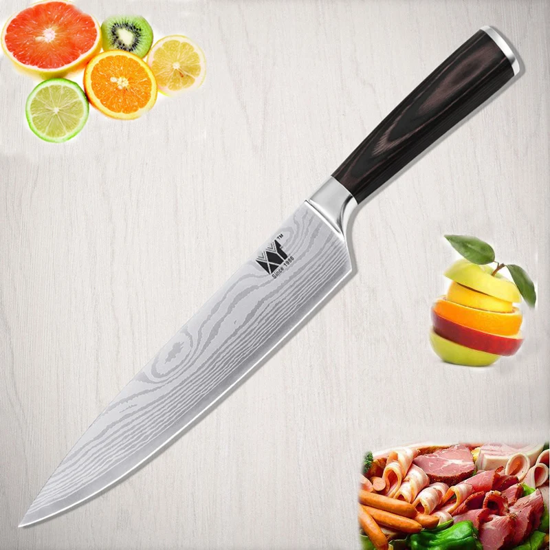 New Sharp japanese kitchen knife 8" chef knife multifunctional