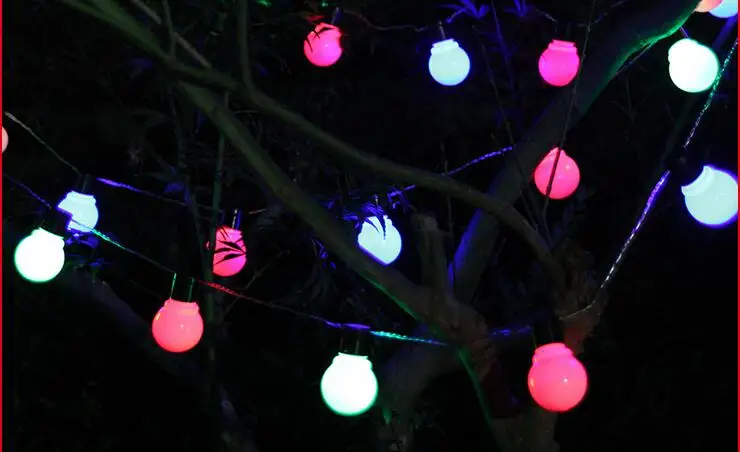 Iwhd 5 м гирлянды светодиодные Рождество огни Крытый ЕС ватным тампоном декоративные Гирлянды светодиодные гирляндой гирлянды