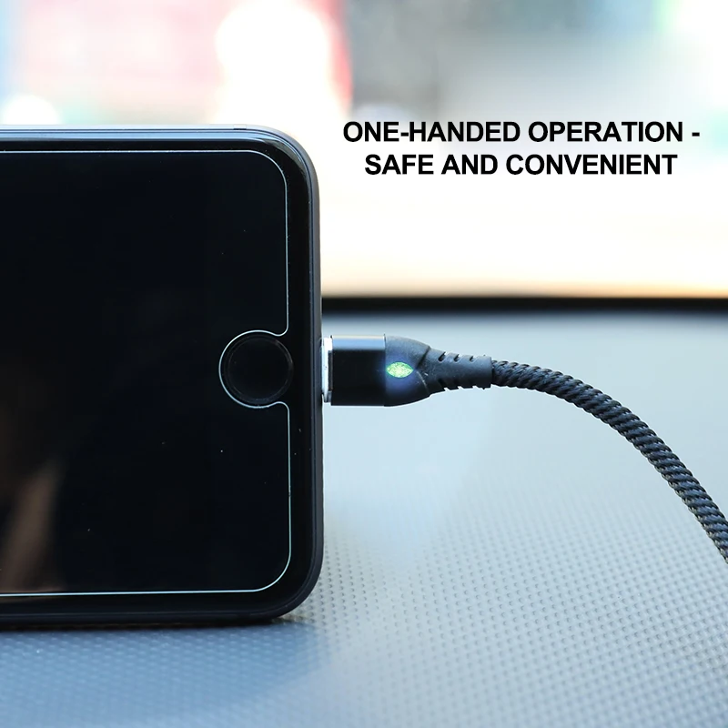 IONCT Магнитный кабель 3A Быстрая зарядка для айфона IPad Xiaomi samsung Android магнитная