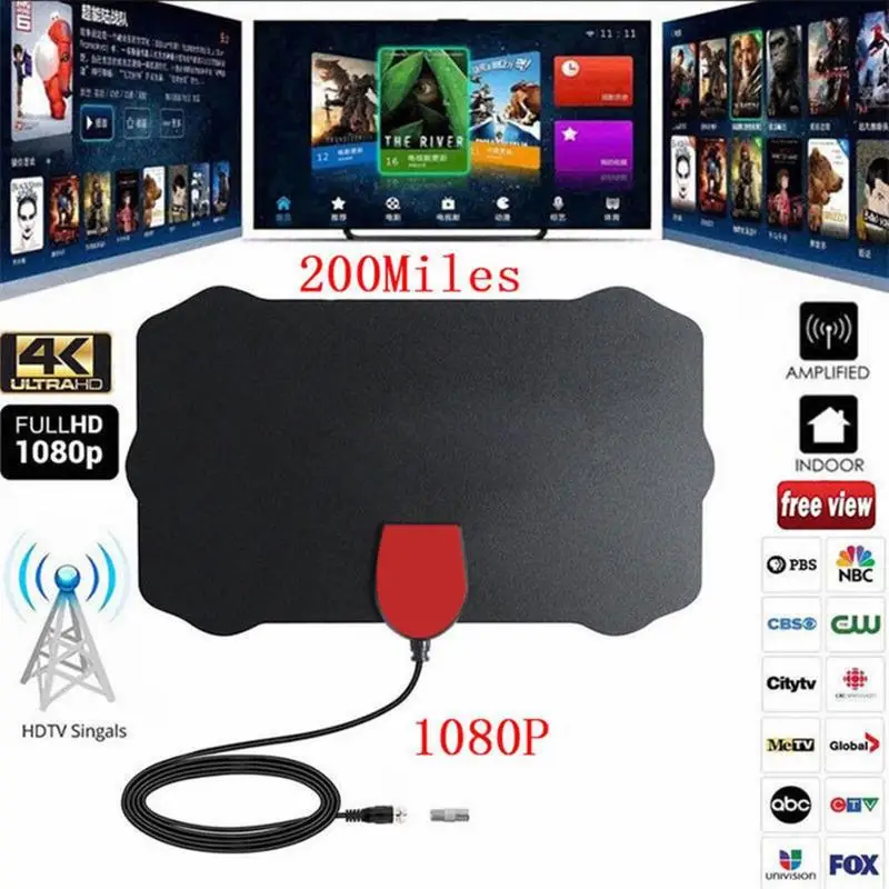 

Antenna Digital Hd Skywire 4k 200 Mile Range Antena Digital Indoor Hd 1080p