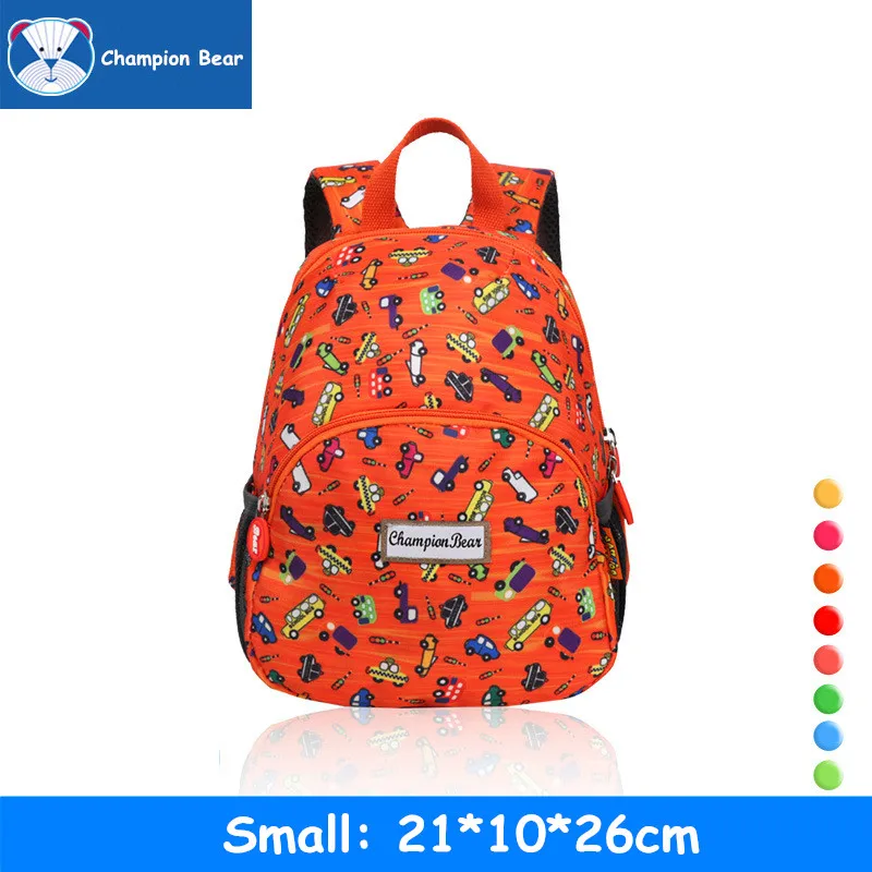 Рюкзак для детей дошкольного возраста 1-3-5 лет, Детская сумка, детские школьные рюкзаки для девочек, прогулочный ремень mochila escolar - Цвет: SMALL ORANGE
