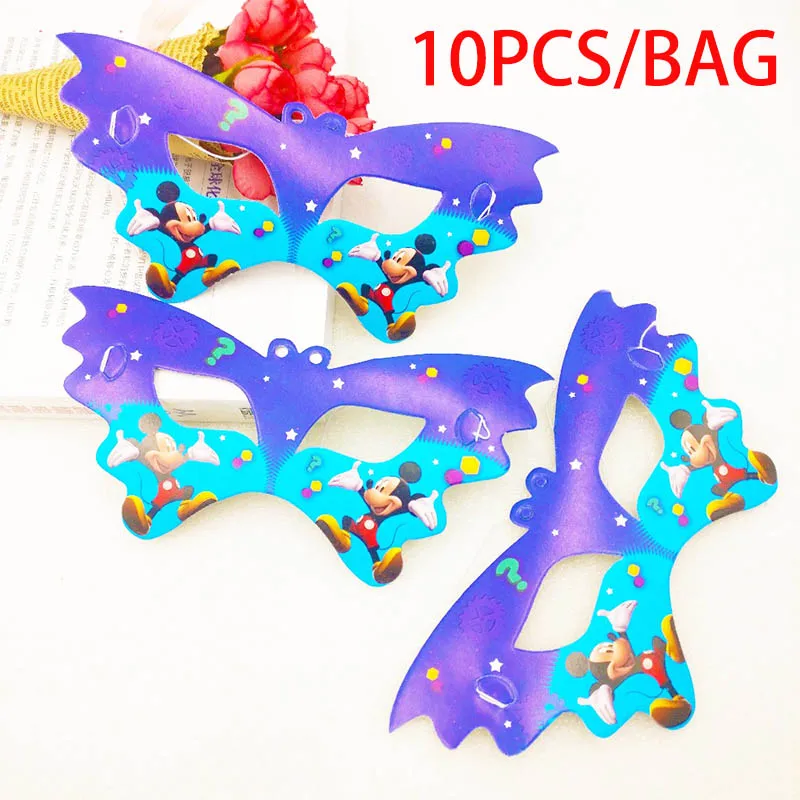 Masks 10pcs Микки Мышь коробка для конфет с Микки-Маусом Мышь тема для детей с днем рождения вечерние украшения вечерние свадебные сувениры детский день рождения поставки - Цвет: Masks 10pcs