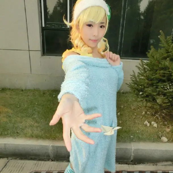 Полный комплект lovelive Ayase Eli голубое платье пижамные костюмы для женщин аниме