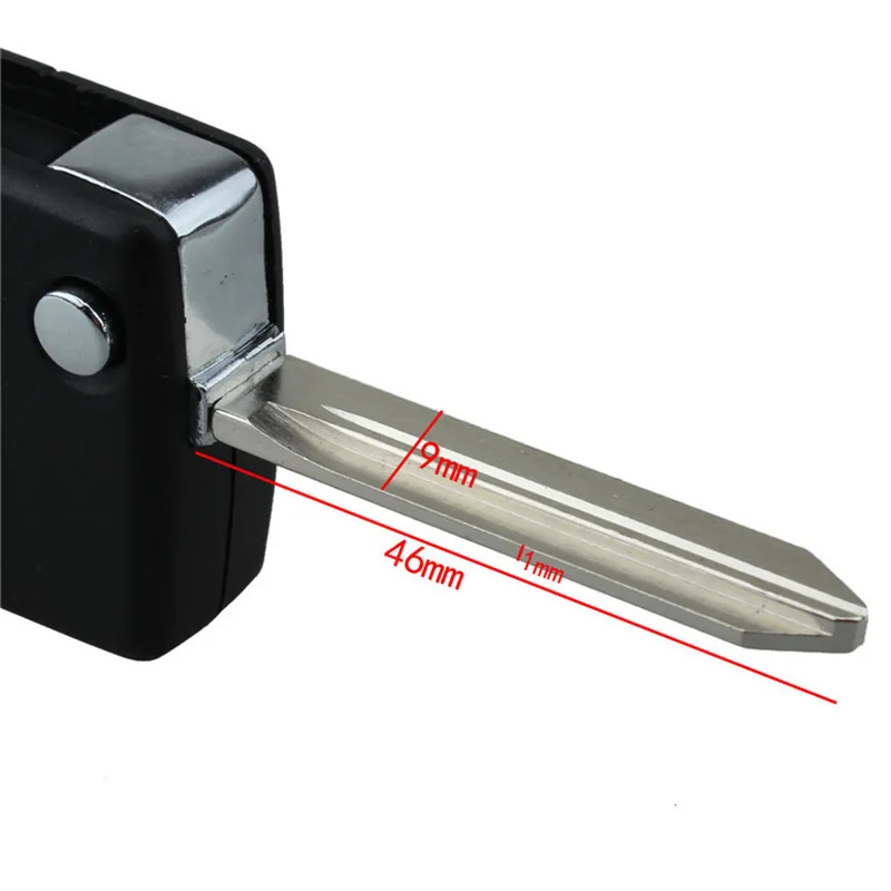 Mayitr New Folding 4 Button Car Remote Flip Key Case Shell Fob for Ford Lincoln Mercury Explorer Freestyle Mustang Taurus