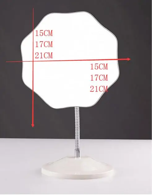 Домашнее большое зеркало большой рабочий стол настольное зеркало для макияжа Корейская девушка милая принцесса зеркало стол студентка vibrato LO727421