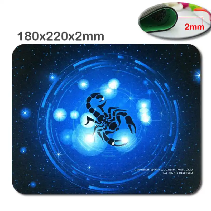 Hot Custom Scorpion Sky Antiskid Mouse Pad High Definition