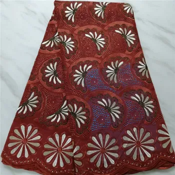 

5yard Cheap Swiss Voile Lace Fabric New African French Net Lace Fabric High Quality Cotton Nigerian Lace Fabric F16-26