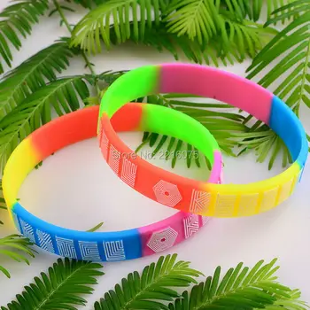 

300pcs K-POP EXO maze wristband silicone bracelets free shipping by DHL express
