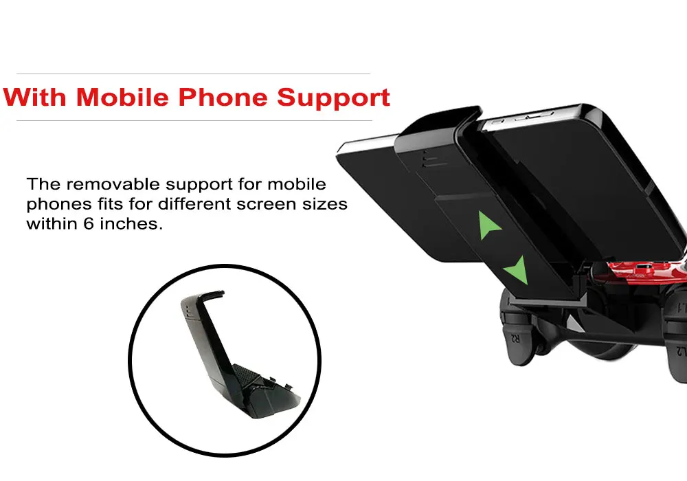 iPEGA PG - 9088 Bluetooth Gamepad Controller with Mobile Phone Clip for Android / Smart TV Box