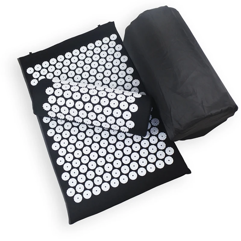 Massager68*4cm Cushion Shakti Mat Acupressure Relieve Back Body Pain Spike Mat Acupuncture Massage Yoga Mat with Pillow Massager68*4cm Cushion Shakti Mat Acupressure Relieve Back Body Pain Spike Mat Acupuncture Massage Yoga Mat with Pillow