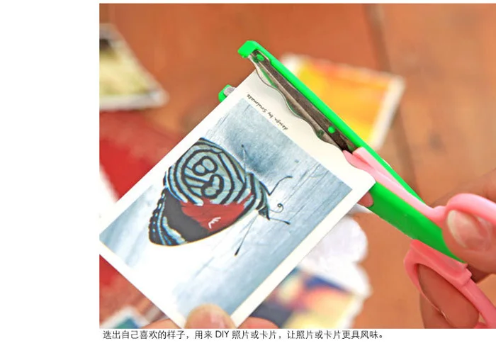 Qshoic 6 шт. милые дети DIY декоративные ножницы для резки бумаги фотоальбом скрапбукинг резки ребенка в школу ножницы