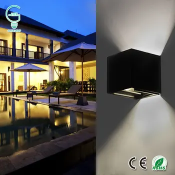 

Waterproof Wall Light 10W 90-260V Porch Wall Lamp Adjustable Surface Mounted Light Up & Down For Outdoor Corridor Lighting