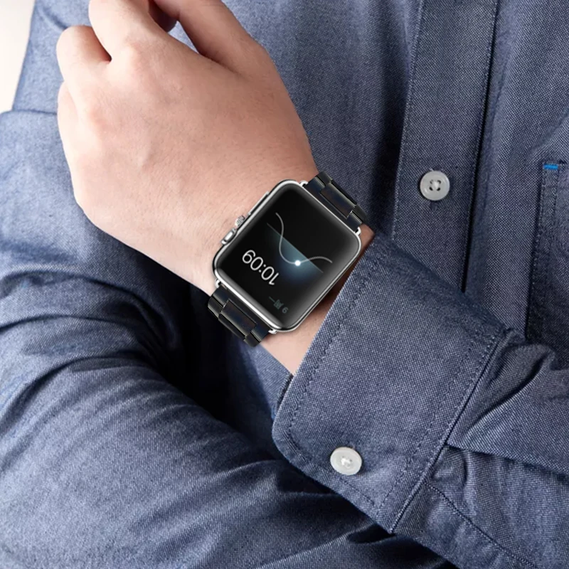 Ремешок для часов из натурального дерева Apple Watch Series 4 40 мм 44 iWatch 1 2 3 38 42 ремешки
