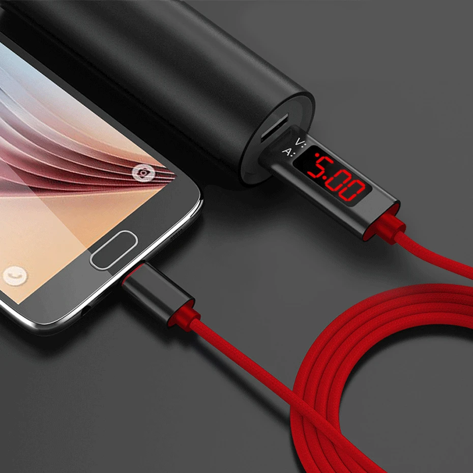 ANBES USB نوع C المصغّر USB كابل ل xiaomi هواوي سامسونج سريع شحن USB C كابل مع LED شاشة ديجيتال الهاتف المحمول كابل ANBES USB نوع C المصغّر USB كابل ل xiaomi هواوي سامسونج سريع شحن USB C كابل مع LED شاشة ديجيتال الهاتف المحمول كابل