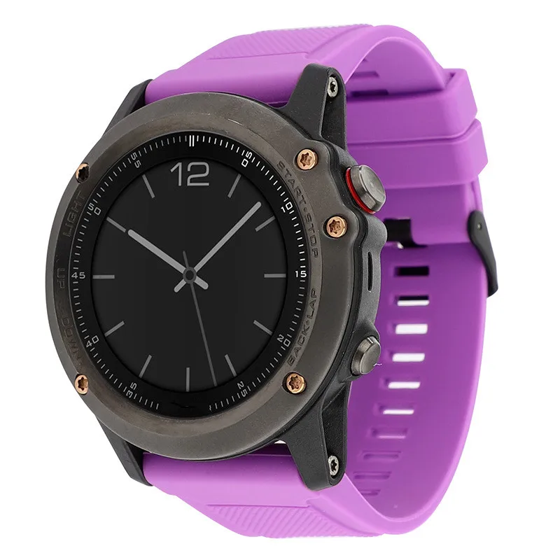 Ремешок для часов Garmin Fenix 5X 5 26 22 20 мм 3 HR Forerunner 935 быстросъемный силиконовый ремешок