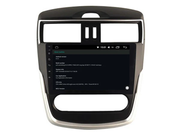 Excellent For Nissan Tiida 2016  8-core radio Android 8.0 car gps multimedia 64GB rom+IPS screen+CARPLAY+TDA7851 Amplifer+4 Car Launcher 5