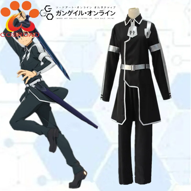 Cosroad Anime Sword Art Online Alicization Cosplay Uniform Kazuto Kirigaya Men Costume For Party Halloween 2019 | Тематическая