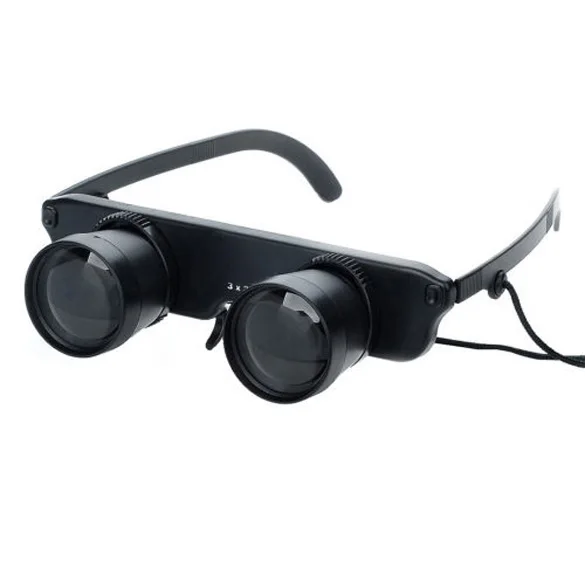 Лучшие 3X28 двойные очки Стиль Открытый рыболовный бинокль оптика очки на открытом воздухе