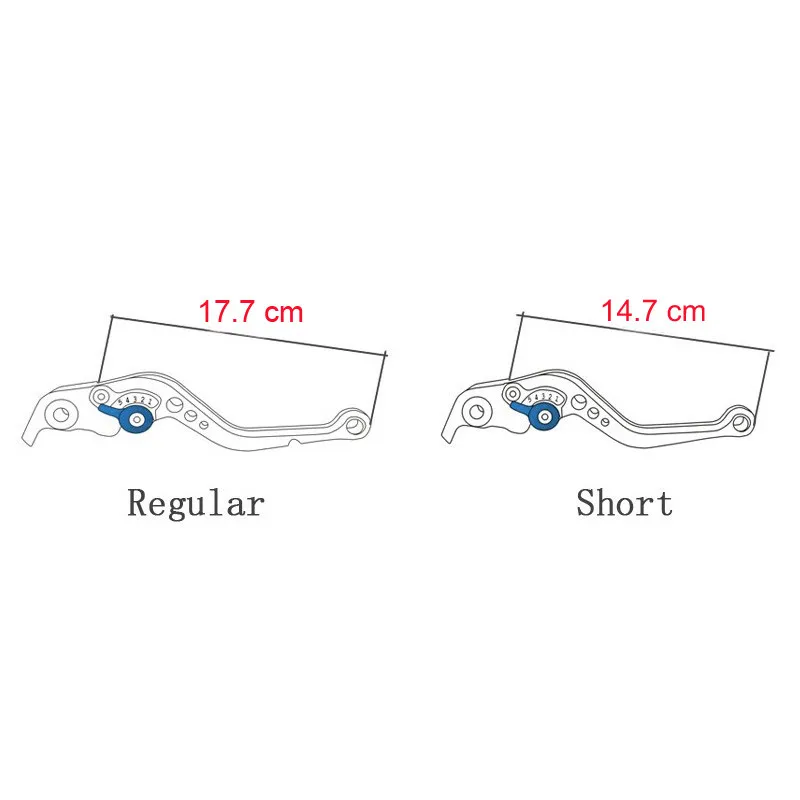CNC Алюминий Регулируемый 3D мотоциклов сцепные рычаги, ручки длинные и короткие для Yamaha FZ6 N FZ6 S FZ6N FZ6S 2004-2010