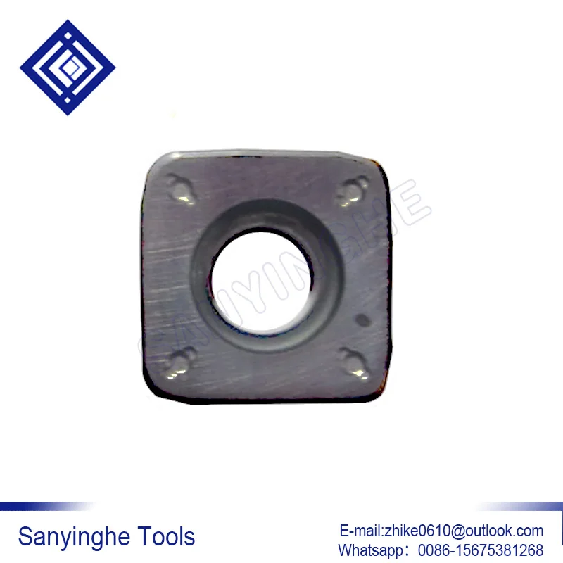 

free shipping high quality zcc.ct SDMT09T312-DM YBG202 YBG302 YBC302 cnc carbide milling insert cutting blade