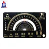 Règle de mesure PCB multifonctionnelle 4CM, outil de mesure, puce de condensateur de résistance IC Diode SMD paquet de Transistor 180 degrés avec porte-clés ► Photo 3/6