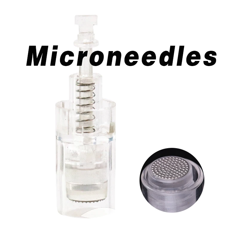 

10Pcs Nano Pin Needle Cartridge Bayonet Port For Electric Auto Microneedle Derma Pen Tip Nutrition Input Tattoo Needles Tips