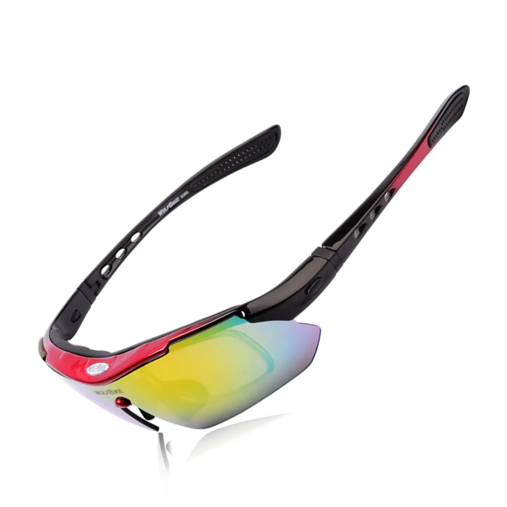 WOLFBIKE поляризационные солнцезащитные очки с 5 линзами для велоспорта, велосипеда, спорта на открытом воздухе, велосипедные очки для мужчин и женщин, 5 цветов, очки