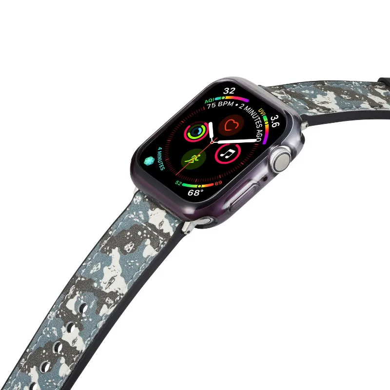 KLFS красочный Радужный Мягкий ТПУ чехол для apple watch Series 4 40 мм чехол для Iwatch 4 44 мм