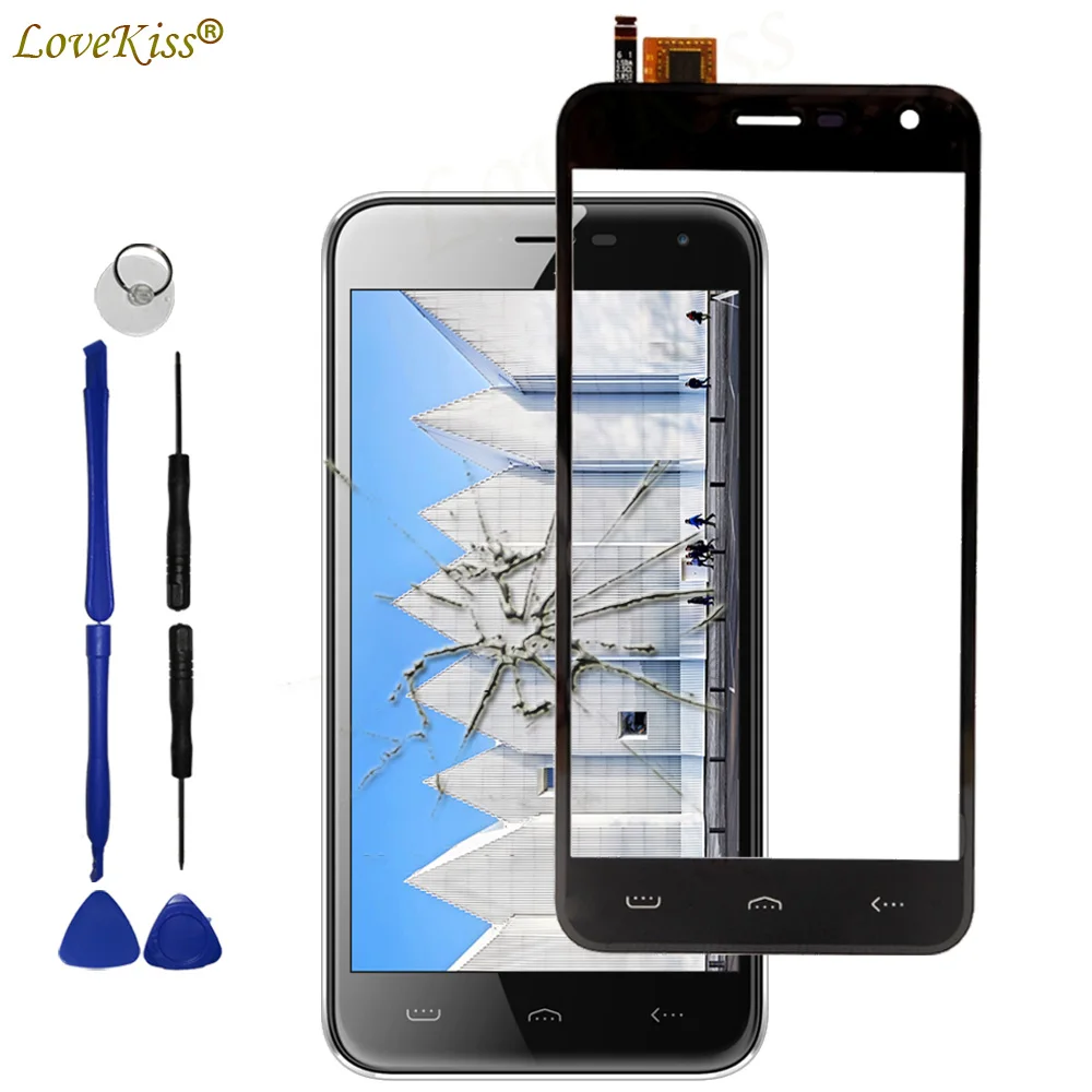 

5" HT3 Pro Front Panel For Homtom HT3 HT3Pro Touch Screen Sensor LCD Display Digitizer Outer Glass Cover Touchscreen Replacement