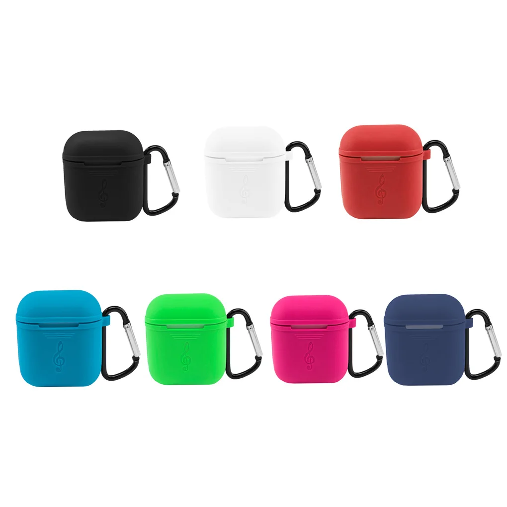 

Waterproof Silicone Case for Airpods Protective Silicone Cover Skin Protector for Airpods with Hook