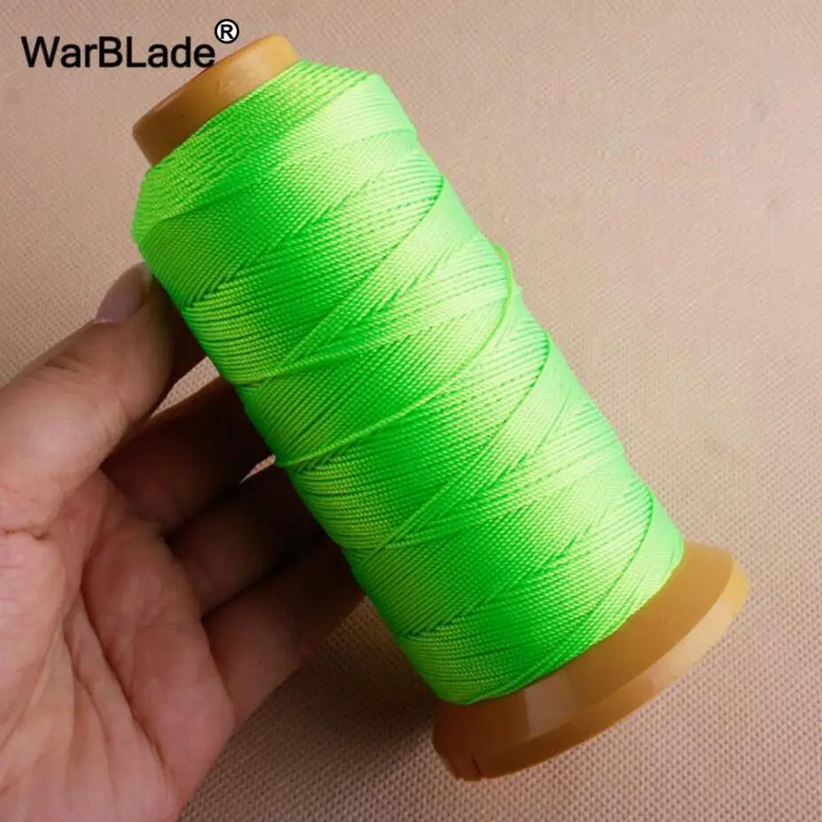 WBL 0,2 мм 0,4 мм 0,6 мм 0,8 мм 1 мм полиамидный шнур, нейлоновый шнур, нить для шитья, шелковое Бисероплетение, шнур для плетения ювелирных изделий своими руками - Цвет: Fluorescent green