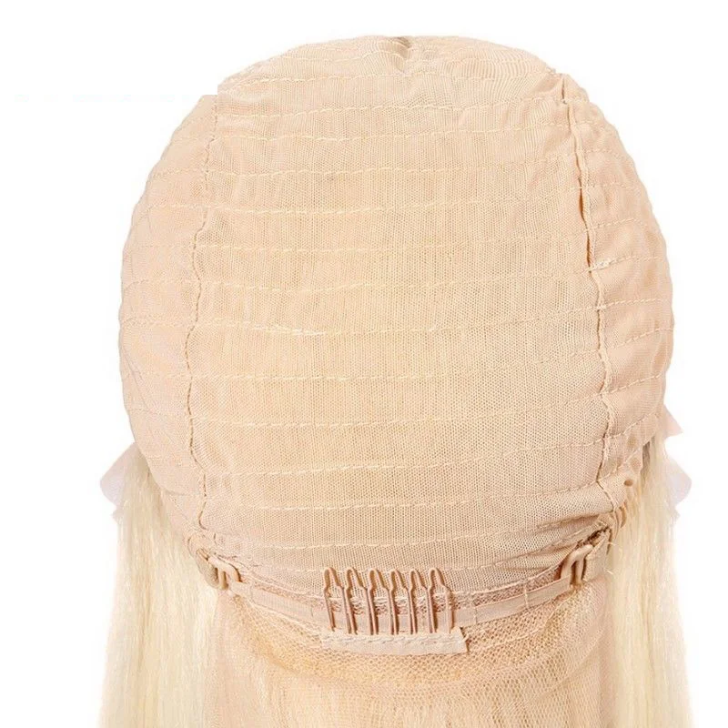 LUFFYHAIR #613 пепел блондинка человеческие волосы боб парик короткие Европейский Remy синтетические волосы на кружеве парик предварительно
