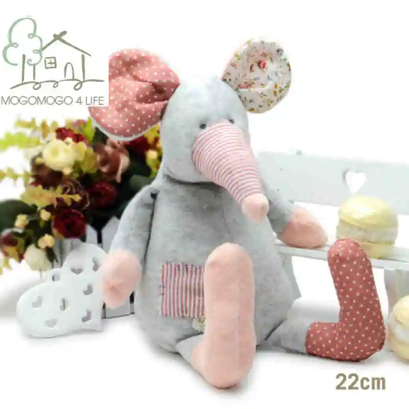 

Sitting size 22cm Luxury 100% hand-made high quality cute mouse plush toys for kids&babies gifts, with CE and ASTM pass