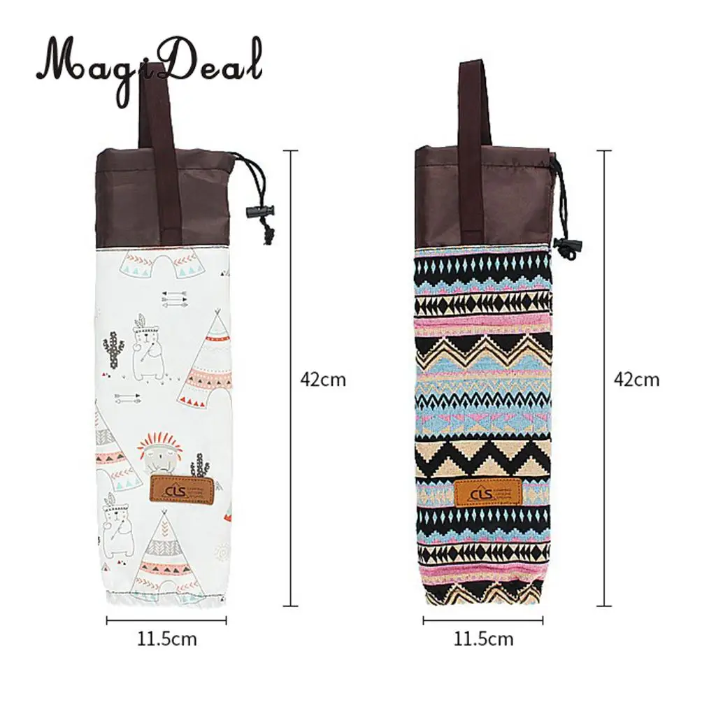 Portable Disposable Paper Cup Holder Dispenser Bag Carrier for Outdoor Camping Picnic BBQ