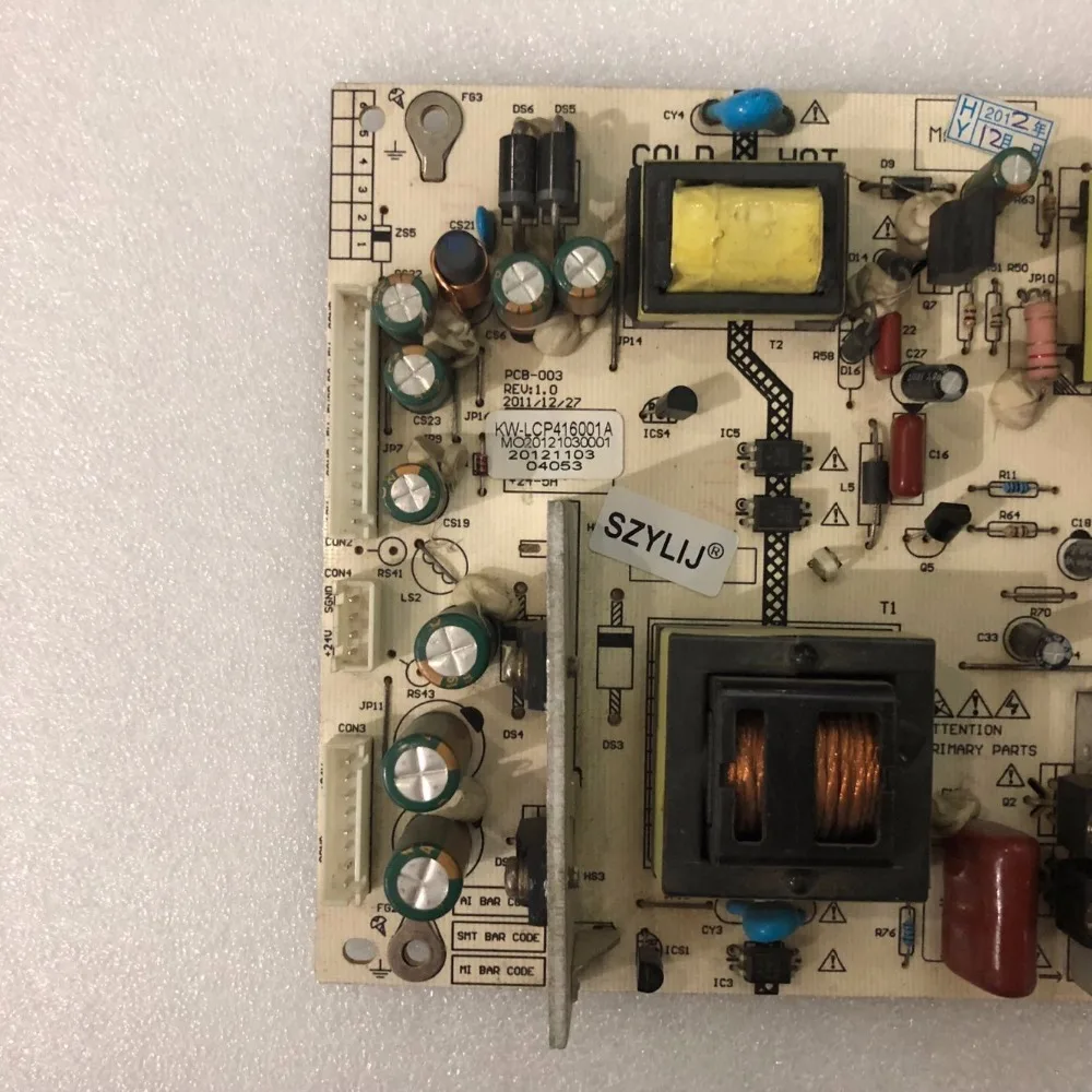 1pcs/lote power board for SZYLIJ Good quality E173873 KW-LCP416001A LK-OP416001A KW-LCP412001A original 32-37 inch spot power board