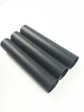 2 pcs lot 36MM OD x 32MM ID Carbon Fiber Tube 500MM Long with 100 full