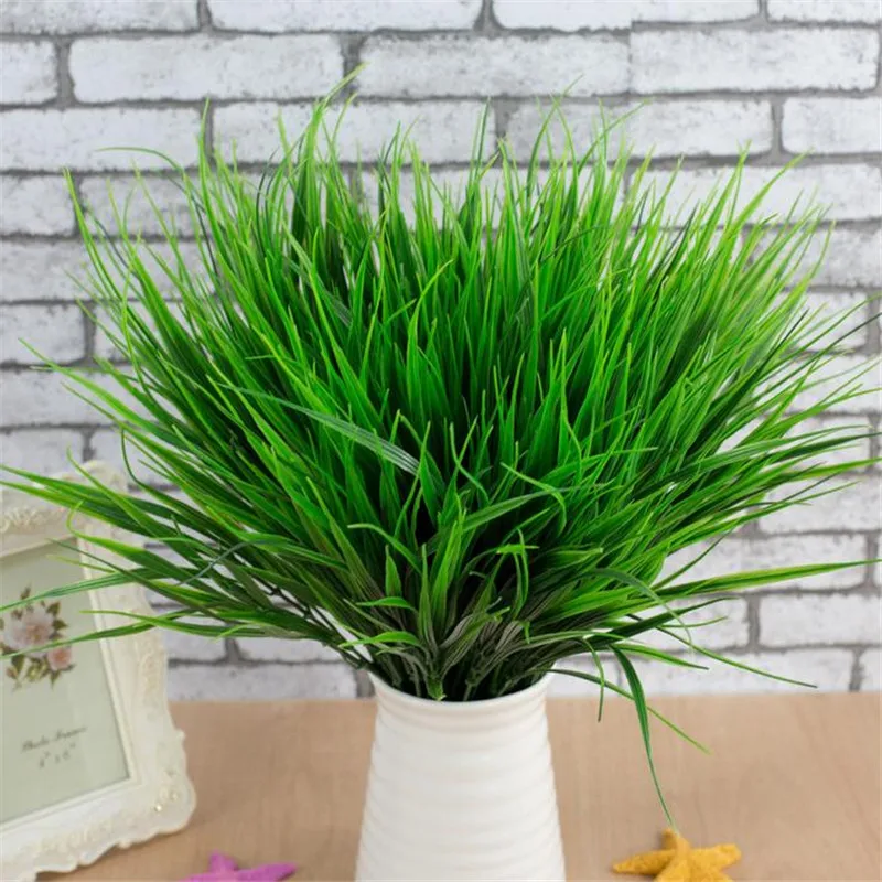 Plastics Greenery Bunch (7 stems/piece) Artificial Flowers Spring Grass