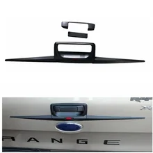 NERO OPACO di CODA PORTA TRONCO MANIGLIA COPRE CROMO STYLING TRIM COPERTURA FIT PER IL RANGER T7 XTL ESTERNO di CODA PORTA TRIM COPERTURA