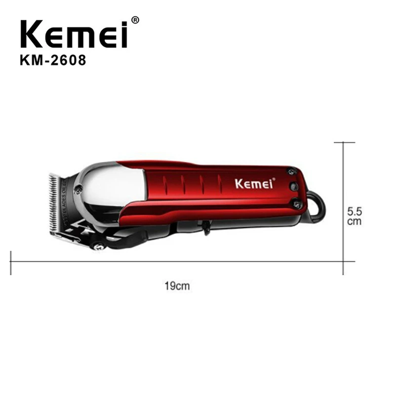 Kemei Аккумуляторная Беспроводная Машинка для стрижки волос мощная машинка для стрижки волос электрическая машинка для стрижки волос Бритва для бороды Парикмахерская