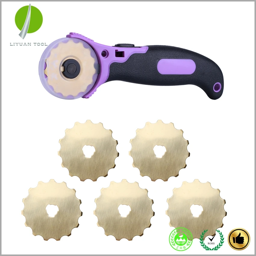 45MM Rotary Cutter for Making Perfect Holes with 5pcs New Titanium
