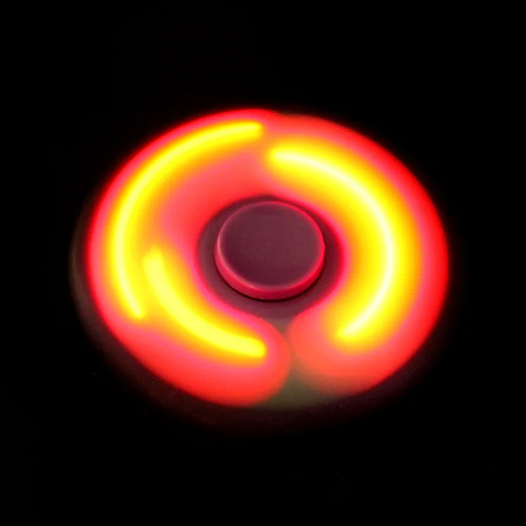 2 ШТ. Tri Spinner Ерзает Анти Стресс Сенсорные Мигающий СВЕТОДИОД Непоседа Счетчик