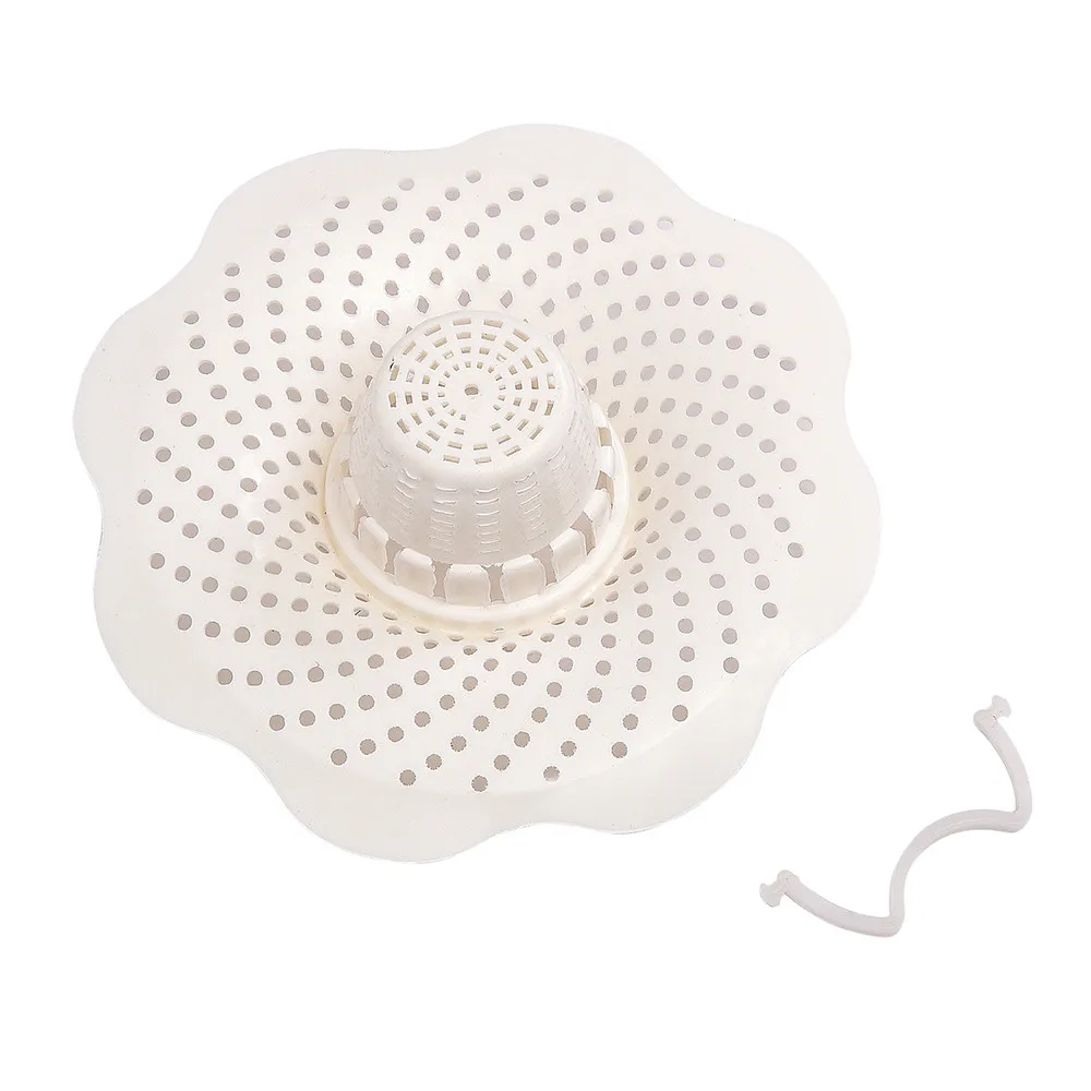 

Sink Floor Cover PVC Drain Hair Stopper Covers Bath Kitchen Shower Filter Sink Strainer Eliminating Clogs Cleaning Supplies