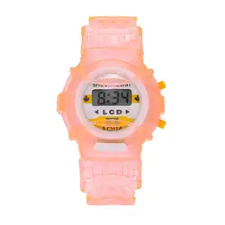 OUTAD детские электронные часы цифровые часы многоцветный силиконовые удобная одежда детские цифровые наручные часы