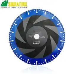 DIATOOL 9" Vacuum Brazed Diamond Saw Blade Multi Purpose Cast Iron Rebar Aluminum Hard Material Fire Rescue Demolition Blade