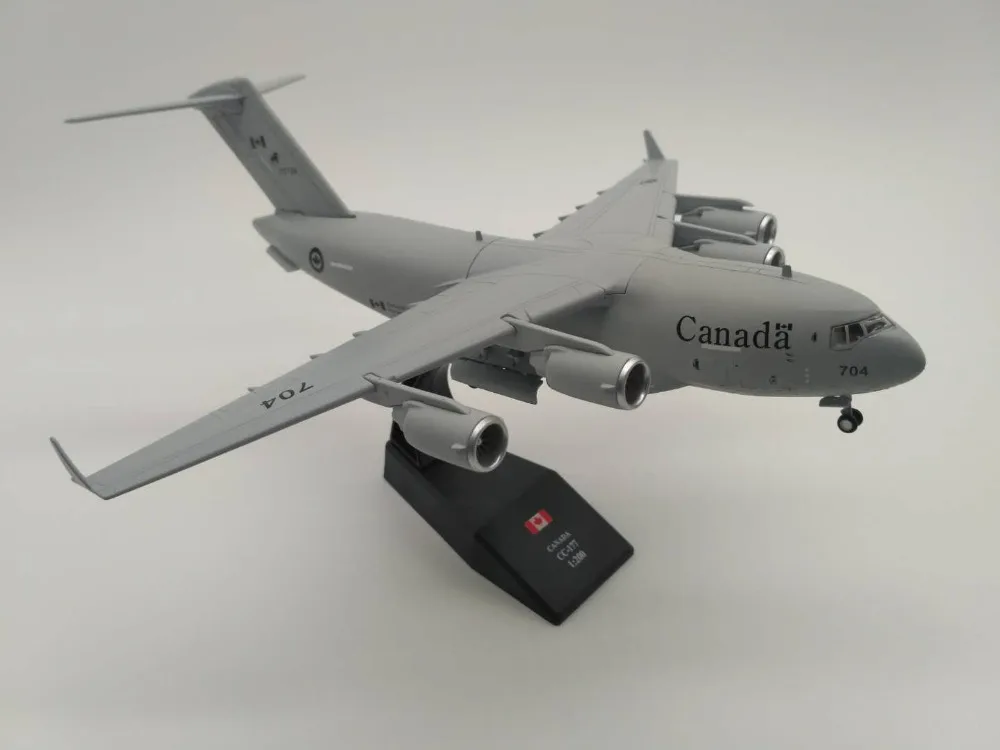 1/200 военная модель игрушки Canda RCAF C17 C-17 Globemaster III транспортер литой металлический самолет модель игрушки для детей коллекция подарок