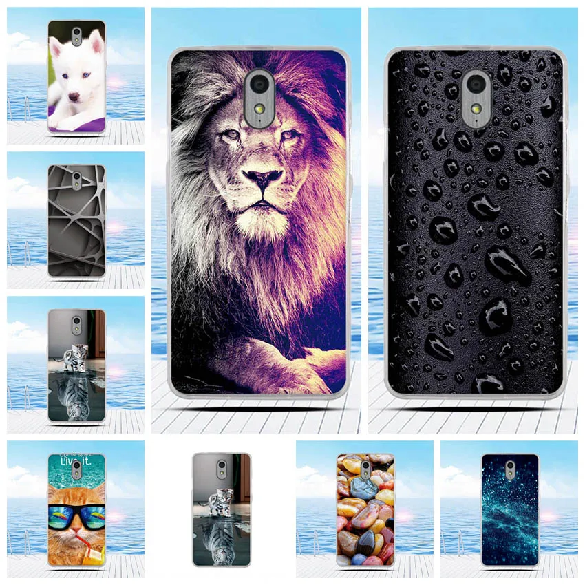 Чехол для Lenovo Vibe P1M с мультяшным 3D рельефным рисунком задняя крышка из мягкого