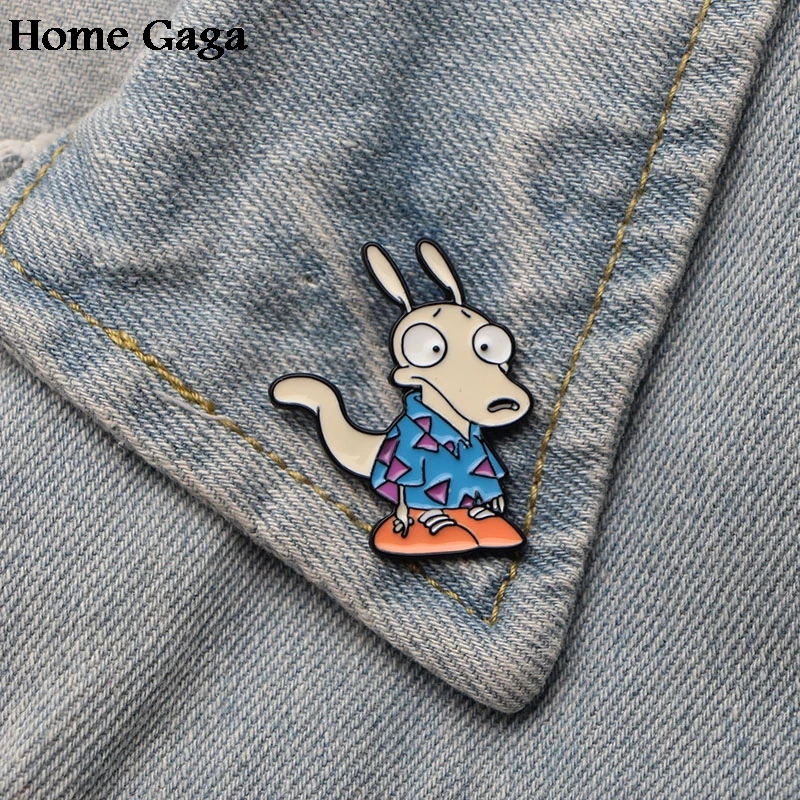 Homegaga Классный рюкзак из цинкового сплава с рисунком галстуком и булавкой|Значки|